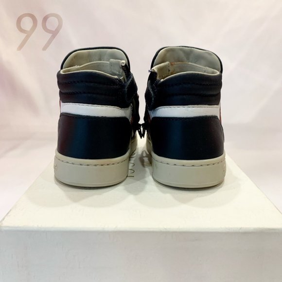 Gucci High Tops with Navy Blue, Red, and White - Size 21 (US5) - Picture 4 of 6